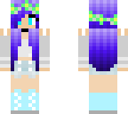 cool blue girl