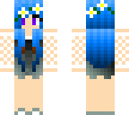 cute blue girl