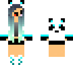cute derpy panda girl