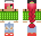 cute farmer braid girl