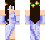 cute purple dress girl