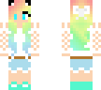 cute rainbow girl