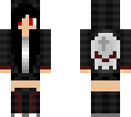 emo girl with red eyes