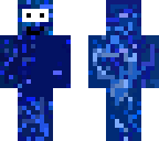 hombre azul