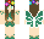 mythical creature with rainbow flower crown