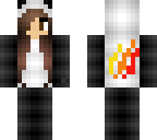 panda girl fire