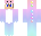 pastel dino hood  boy version