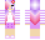 pink and purple ombre girl