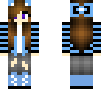 pretty blue girl