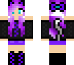 purple cat girl