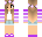 purple flower giirl