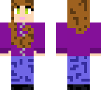 purple jacket girl