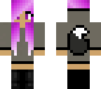 purple wolf girl edit