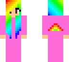 rainbow girl onsie