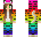 rainbow tiger onesie