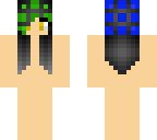 solved rubik's cube girl hair base