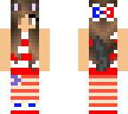 4th of july cat girl