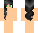black hair skin base