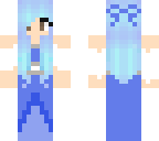 blue dress