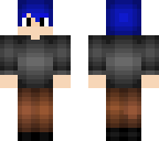 blue haired boy