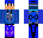blue man