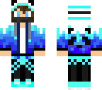 blue panda boy