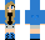 blue slime girl