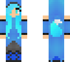 blue wolf girl