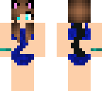 dark in a swimming suit