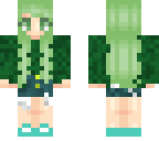 green hair edit