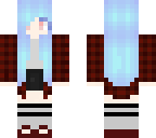 kawaii blue hair