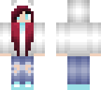 panda girl with a scarf or something