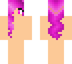 pink hair skin base girl