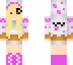 pink sheep girl mustache