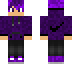 purple nike kid
