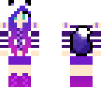 purple wolf girl