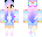 rainbow cat girl