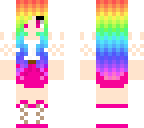 rainbow girl