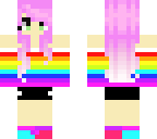 rainbow t-thirt girl