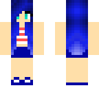 red white blue skin