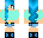 sky blue girl