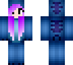 stitch girl with purple hair