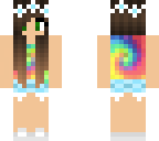 tie dye girl