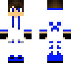 white an blue boy