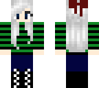white haired girl