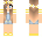 yellow summer girl