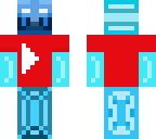 youtube blue robot suit glasses