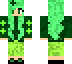 basic green girl