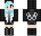 blue haired bvb girl