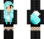 blue haired fox
